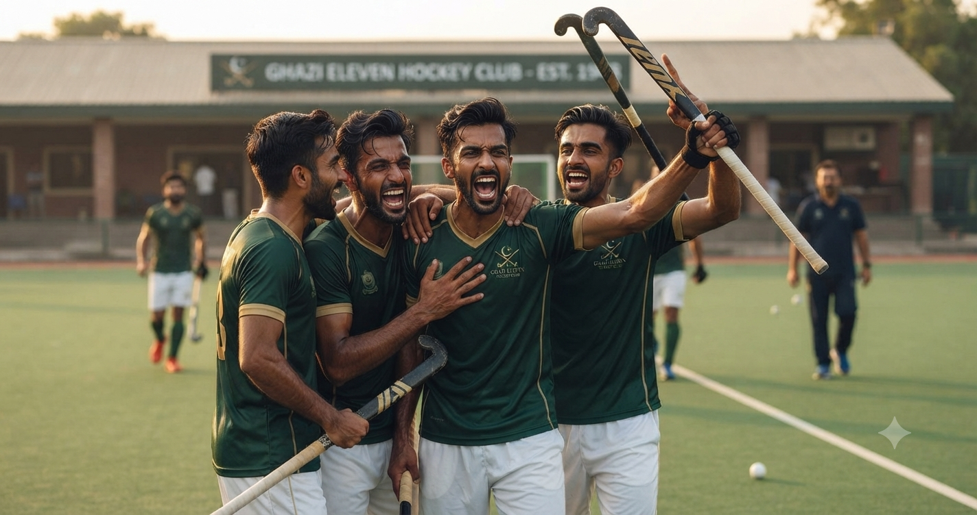 Ghazi Eleven Hockey Club - Victory Celebration